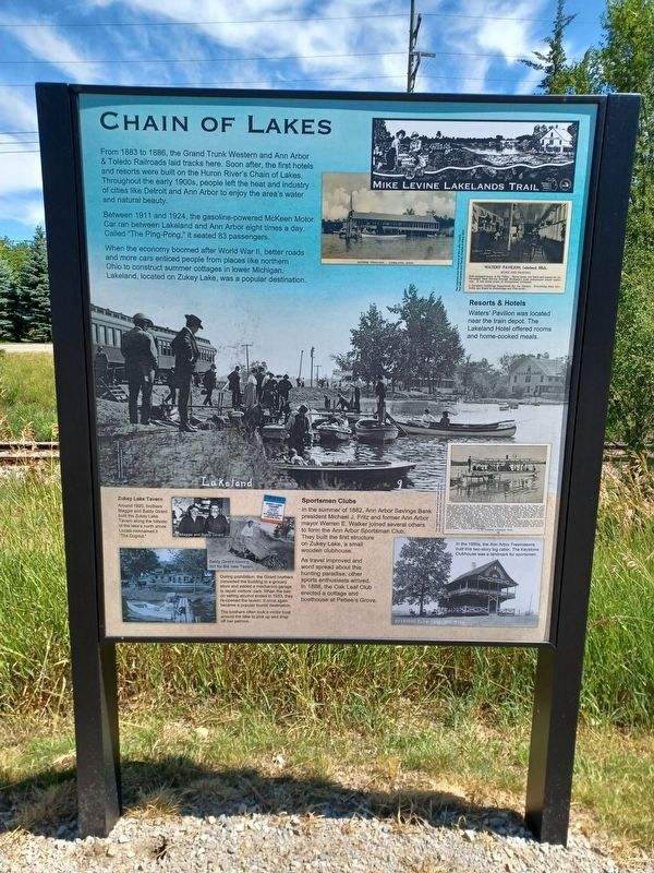Chain of Lakes Marker image. Click for full size.