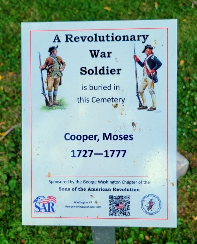A Revolutionary War Soldier Marker. Click for full size. A Revolutionary War Soldier Marker image. Click for full size.