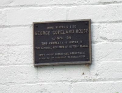 George Copeland House Marker image. Click for full size.