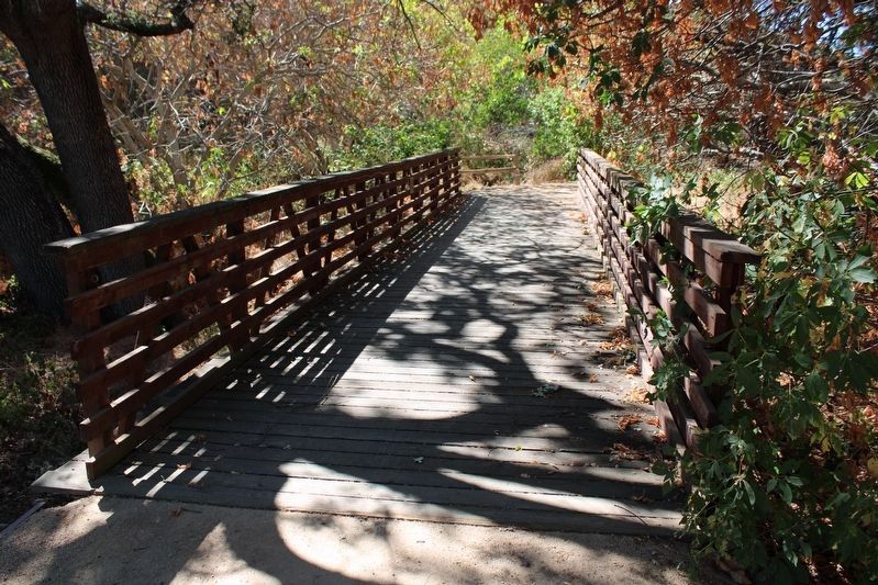 Oak Creek Bridge between the Boone and Glass Houses. Click for full size. Oak Creek Bridge between the Boone and Glass Houses image. Click for full size.