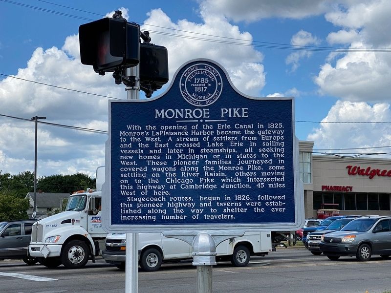 Monroe Pike Marker. Click for full size. Monroe Pike Marker image. Click for full size.