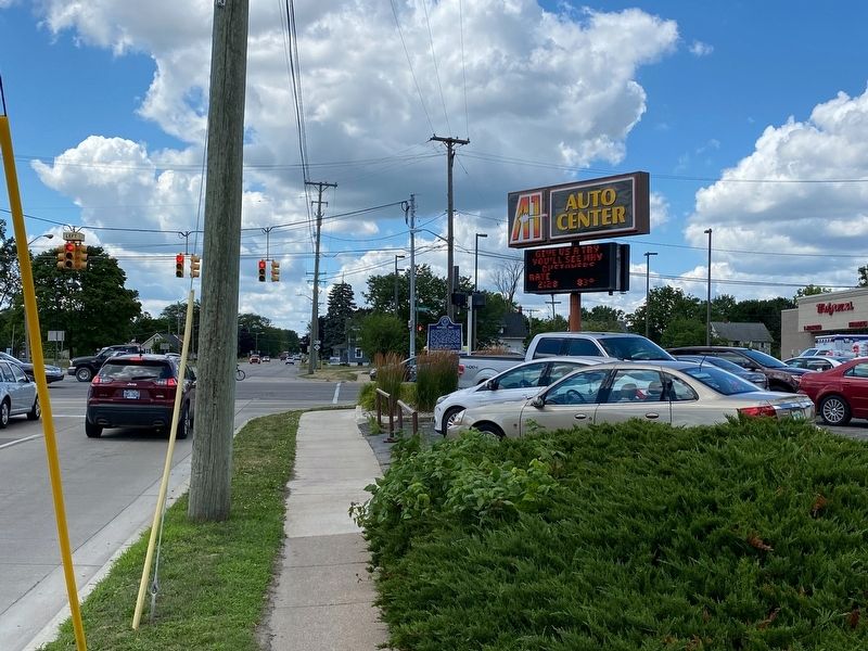 Monroe Pike Marker. Click for full size. Monroe Pike Marker image. Click for full size.