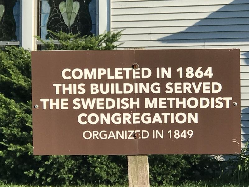 Swedish Methodist Church Marker image. Click for full size.