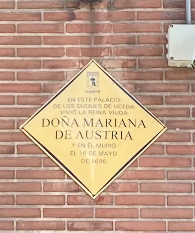 Doa Mariana de Austria Marker image. Click for full size.
