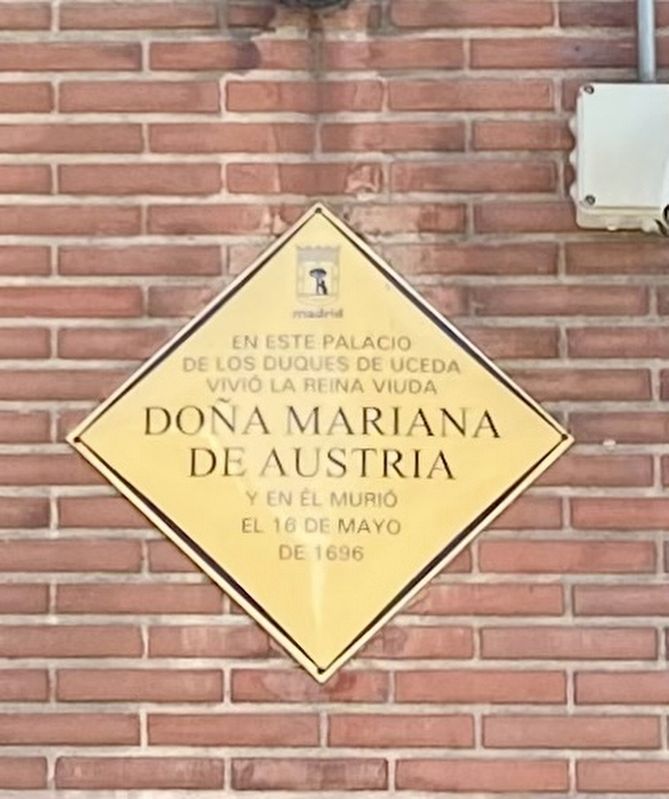 Do�a Mariana de Austria Marker image. Click for full size.