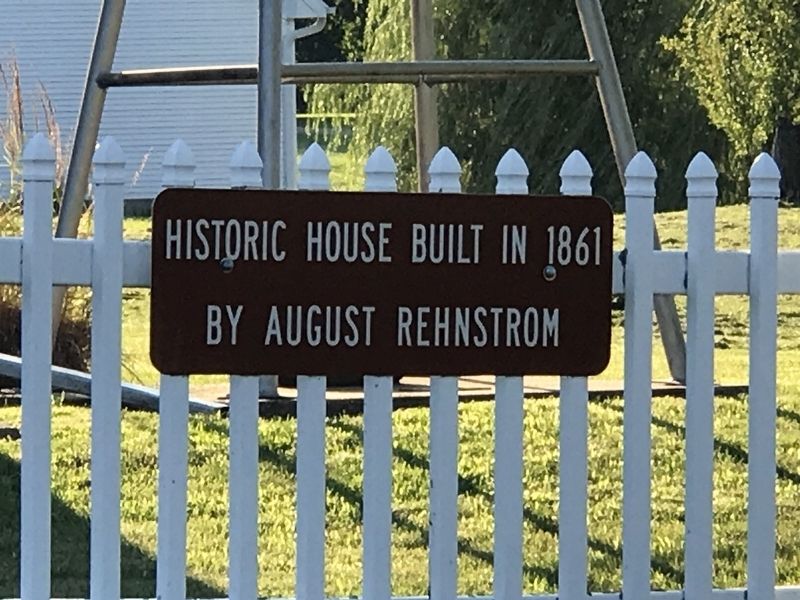 Historic House Built in 1861 Marker image. Click for full size.