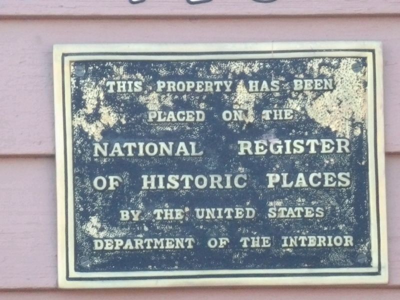 National Register of Historic Places Plaque image. Click for more information.