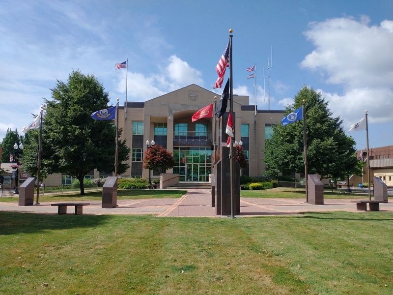 Portage County Veterans Memorial image. Click for full size.