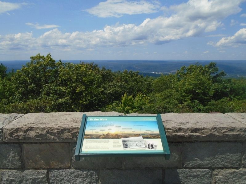 To the West Marker and View image. Click for full size.