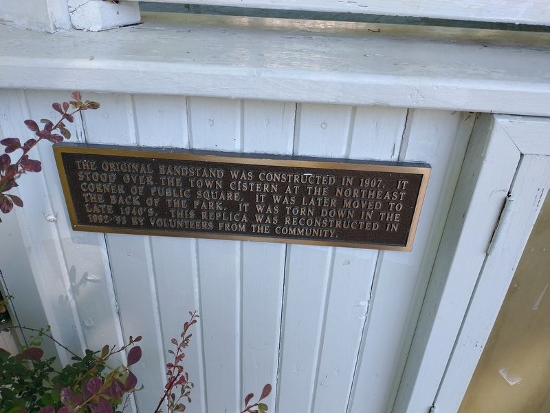 The Original Bandstand Marker image. Click for full size.