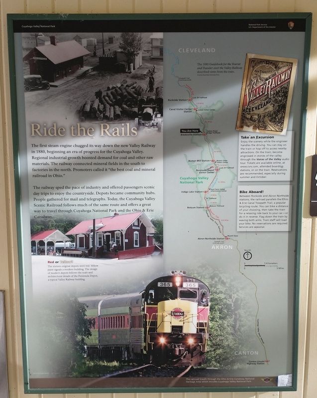 Ride the Rails Marker image. Click for full size.