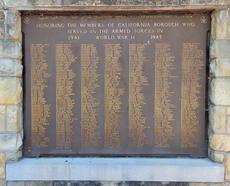 Veterans Memorial. Click for full size. Veterans Memorial image. Click for full size.