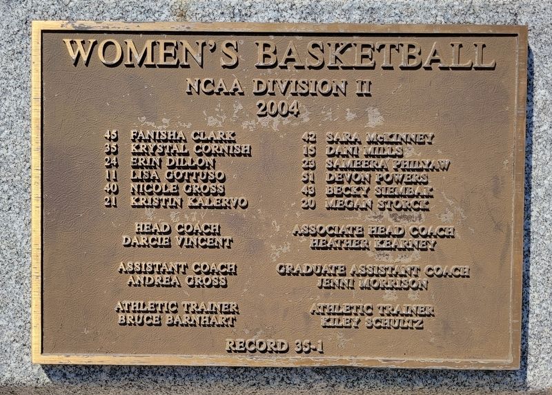 NCAA National Champions Marker. Click for full size. NCAA National Champions Marker image. Click for full size.