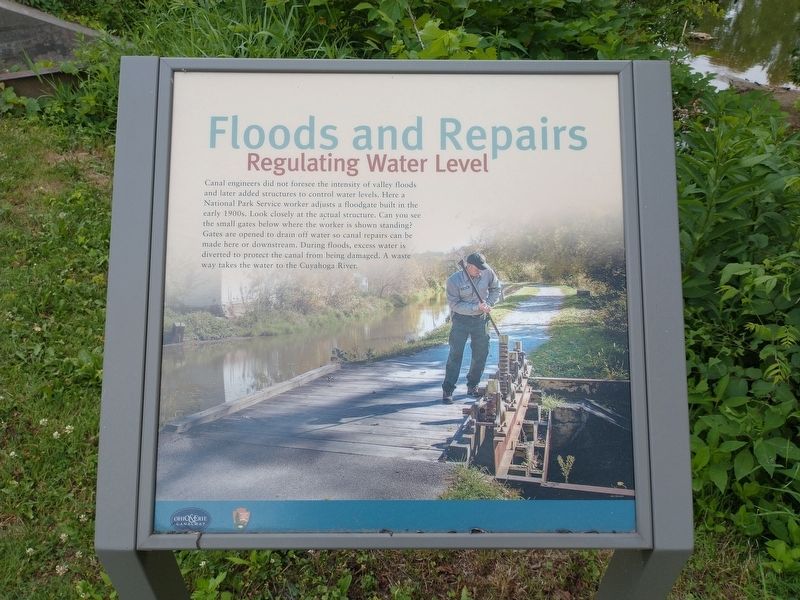 Floods and Repairs Marker image. Click for full size.