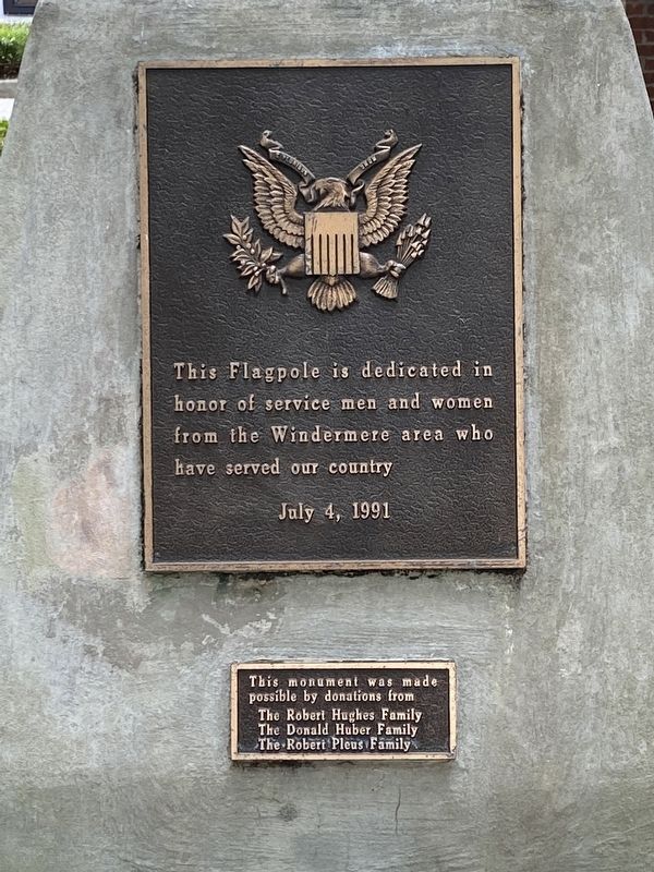 Windermere Veterans Marker image. Click for full size.