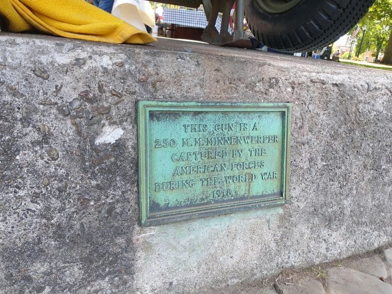 World War II 57 Millimeter Cannon Marker. Click for full size. World War II 57 Millimeter Cannon Marker image. Click for full size.