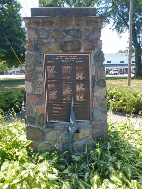 Sharron Center Veterans Memorial image. Click for full size.