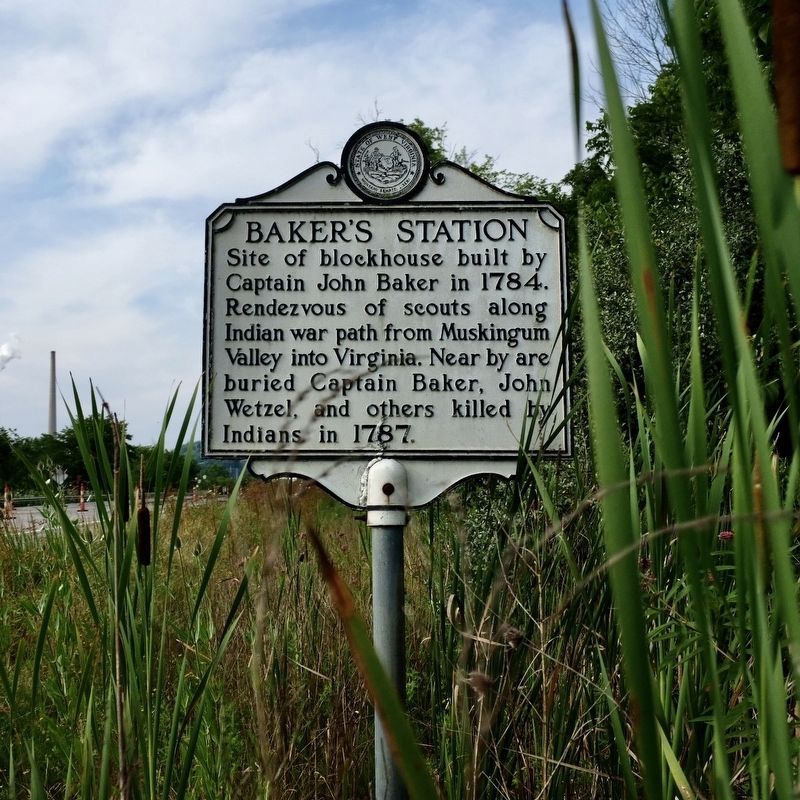 Baker's Station Marker. Click for full size. Baker's Station Marker image. Click for full size.