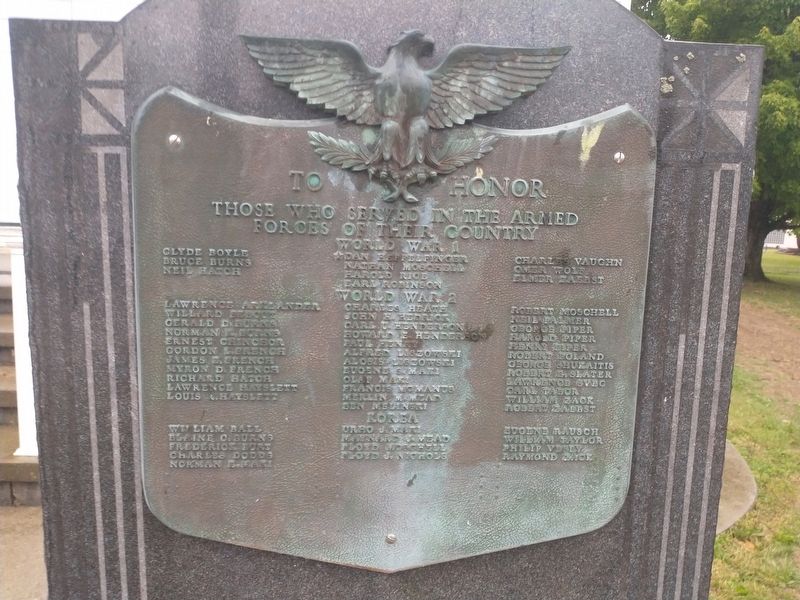 Cherry Valley Veterans Memorial. Click for full size. Cherry Valley Veterans Memorial image. Click for full size.