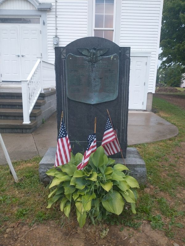 Cherry Valley Veterans Memorial image. Click for full size.