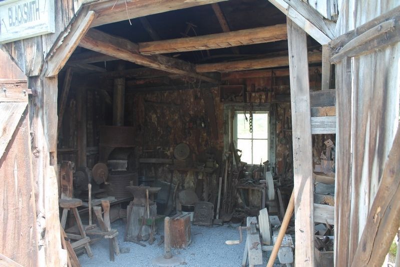 Ernest (Ernie) McDonald Blacksmith Shop. Click for full size. Ernest (Ernie) McDonald Blacksmith Shop image. Click for full size.