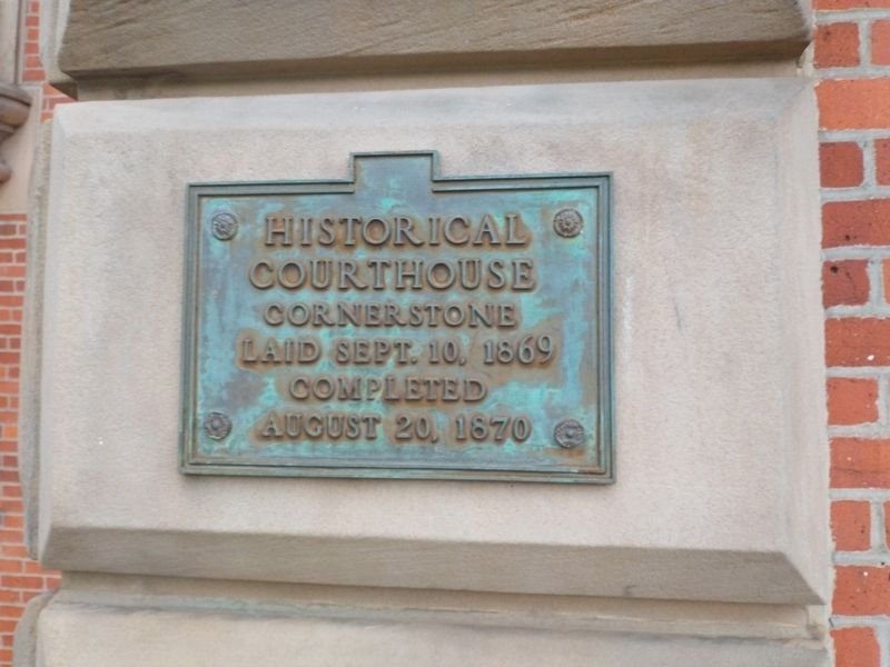 Historic Courthouse Marker image. Click for full size.