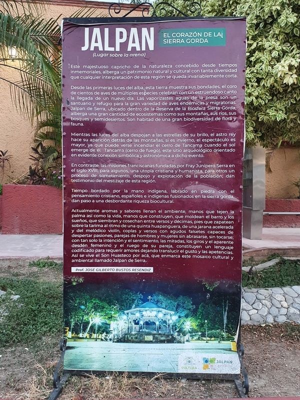 Jalpan Marker. Click for full size. Jalpan Marker image. Click for full size.