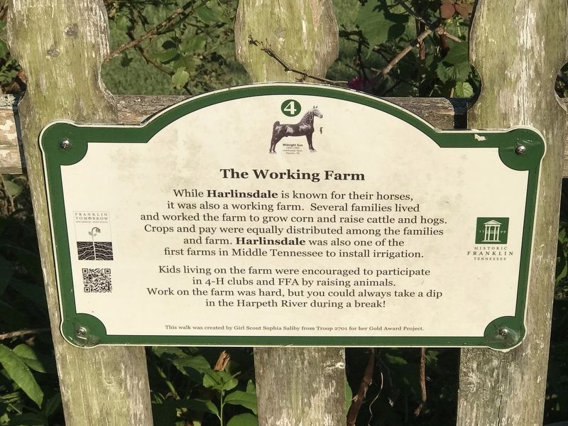 The Working Farm Marker image. Click for full size.