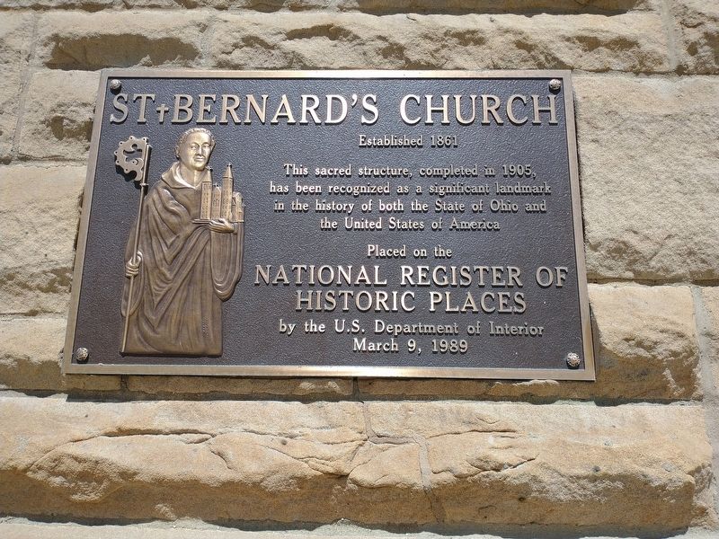 Saint Bernard Catholic Church Marker. Click for full size. Saint Bernard Catholic Church Marker image. Click for full size.