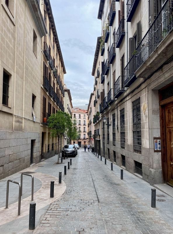 Las Monarcas Trast�mara Marker - wide view image. Click for full size.