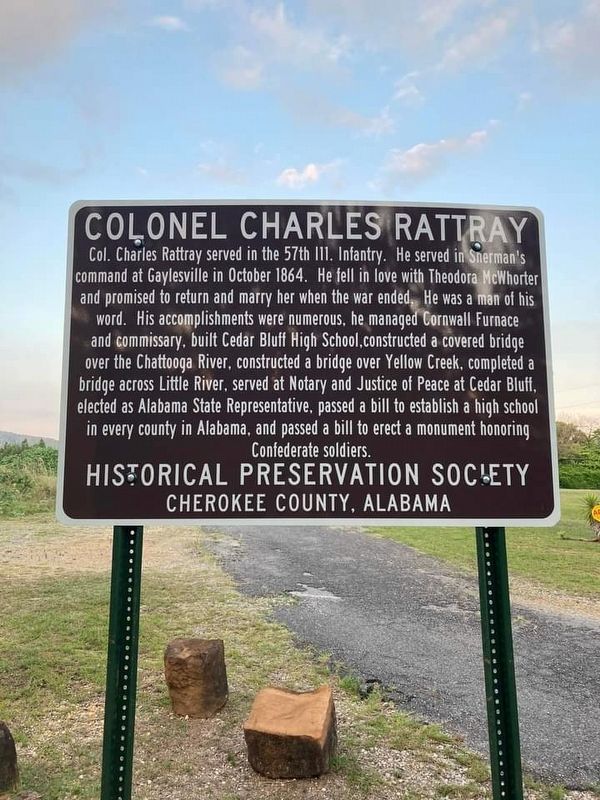 Colonel Charles Rattray Marker image. Click for full size.