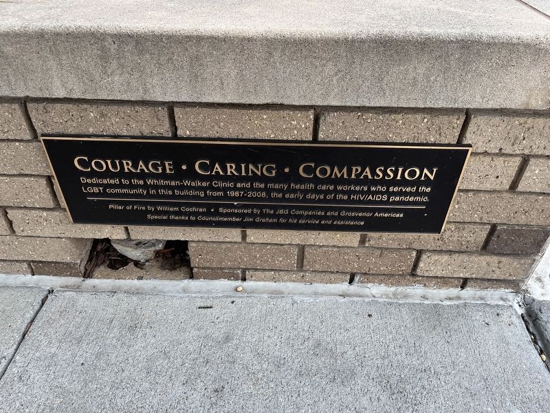 Courage  Caring  Compassion Marker image. Click for full size.