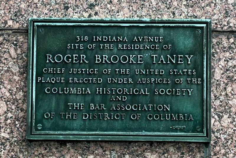 Roger Brooke Taney Marker image. Click for full size.