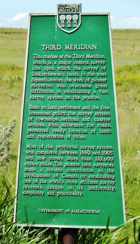 Third Meridian Marker image. Click for full size.