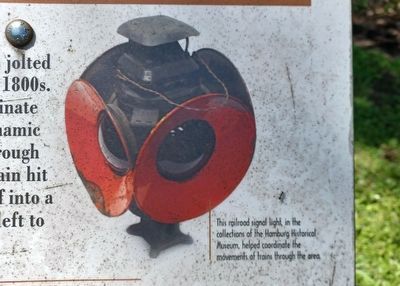 Trains Off Line: The Challenge of Railroad Safety Marker � top right image image. Click for full size.
