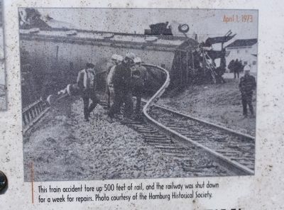 Trains Off Line: The Challenge of Railroad Safety Marker � bottom right image image. Click for full size.