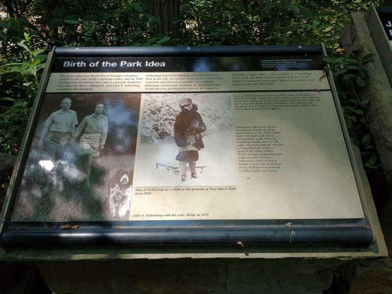 Birth of the Park Idea Marker image. Click for full size.