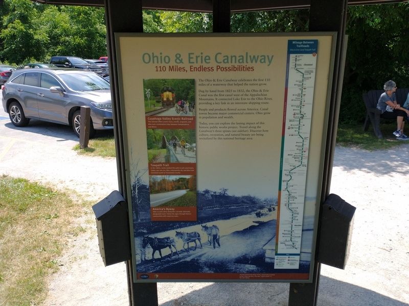 Ohio & Erie Canalway Marker image. Click for full size.
