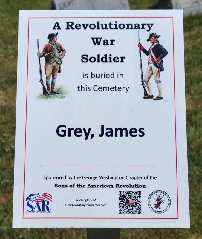 A Revolutionary Soldier Marker. Click for full size. A Revolutionary Soldier Marker image. Click for full size.