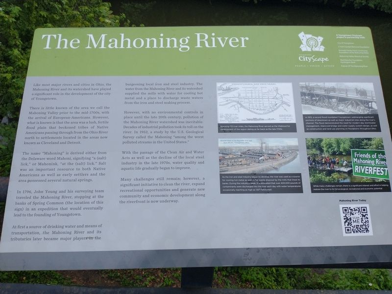 The Mahoning River Marker image. Click for full size.