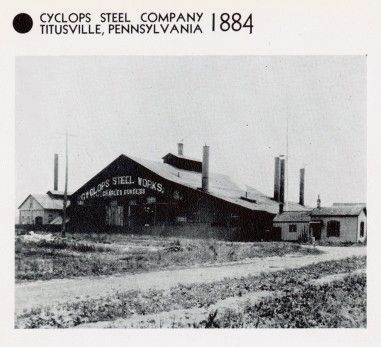 Cyclops & Cytemp: A Short History of Steelmaking in Titusville. Click for full size. Cyclops & Cytemp: A Short History of Steelmaking in Titusville image. Click for full size.