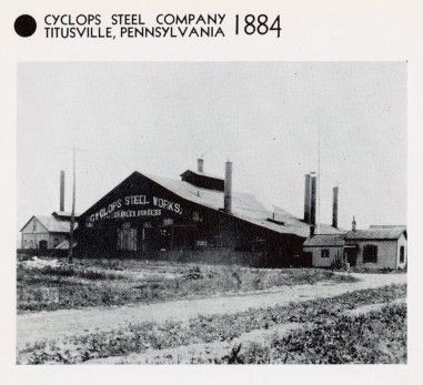 Cyclops & Cytemp: A Short History of Steelmaking in Titusville image. Click for more information.