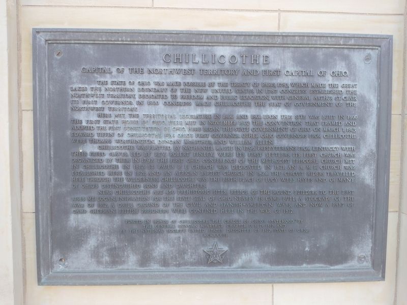 Chillicothe Marker image. Click for full size.