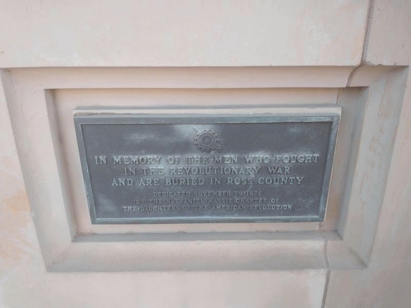 Ross County Revolutionary War Memorial image. Click for full size.