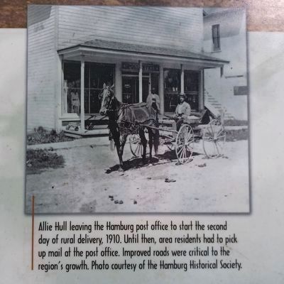 Hitting the Road: Changing Routes Through Hamburg Township Marker bottom left image. Click for full size. Hitting the Road: Changing Routes Through Hamburg Township Marker bottom left image image. Click for full size.