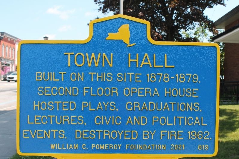 Town Hall Marker image. Click for full size.