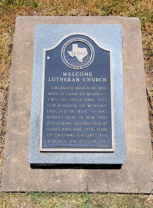 Welcome Lutheran Church Marker image. Click for full size.