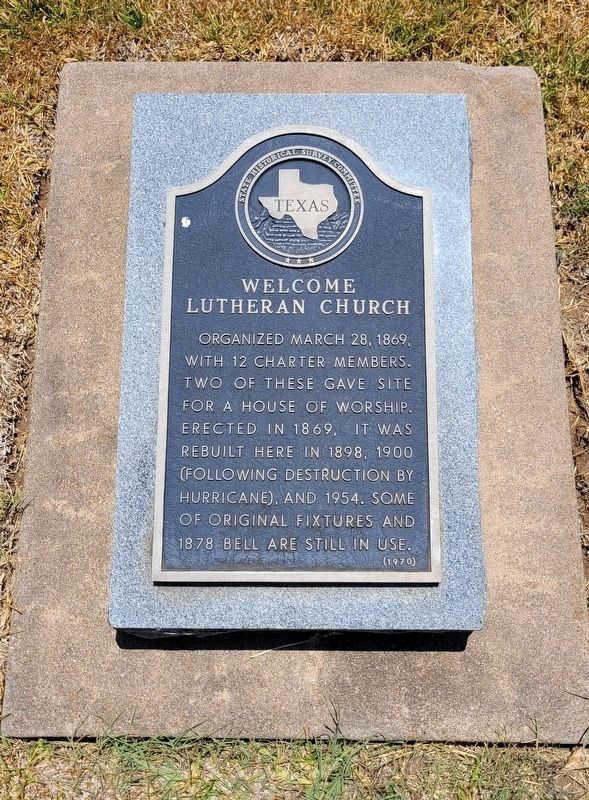 Welcome Lutheran Church Marker. Click for full size. Welcome Lutheran Church Marker image. Click for full size.