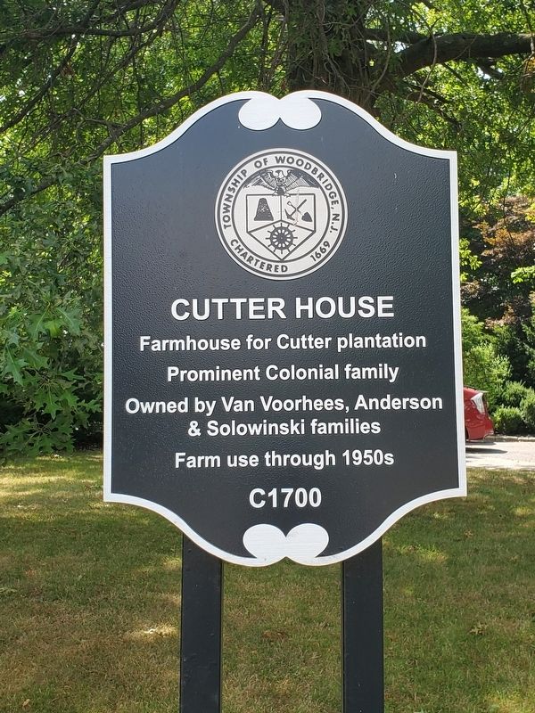 Cutter House Marker image. Click for full size.