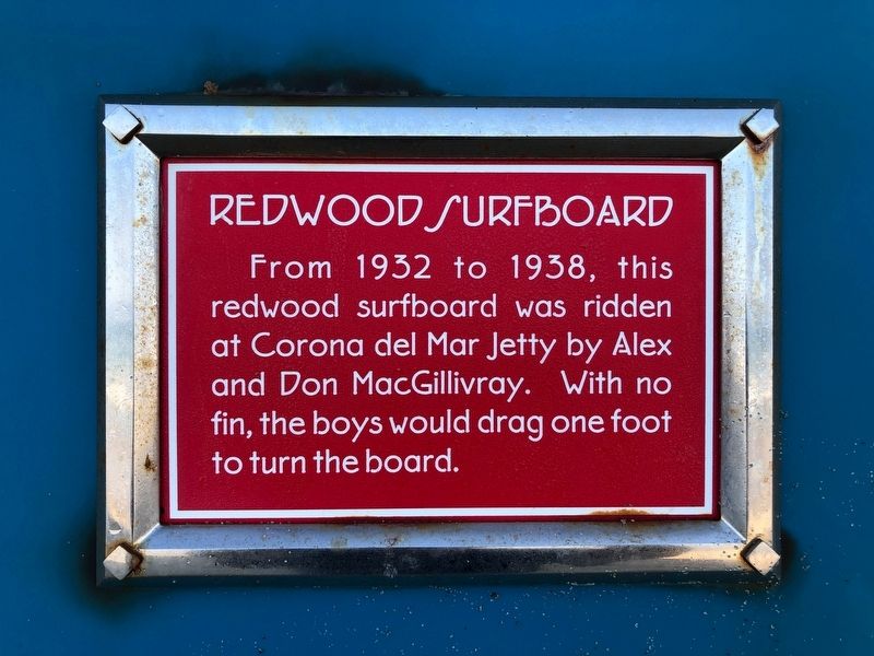 Redwood Surfboard Marker image. Click for full size.